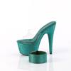 Pleaser - BEJEWELED712RS Muiltjes - Transparant/Groen Product image
